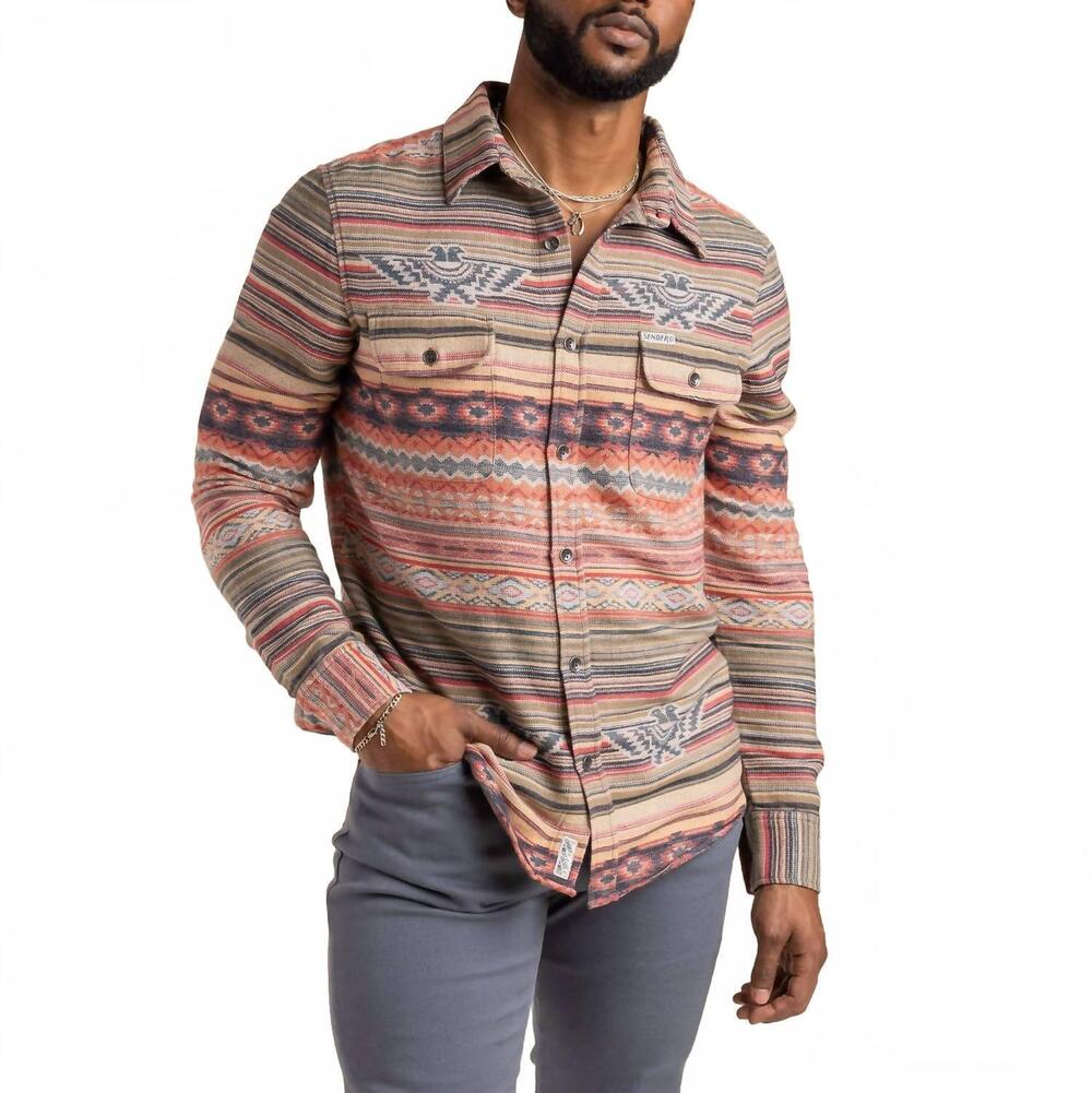 NEW SENDERO PROVISIONS CO. boquillas long sleeve shirt in thunderbird